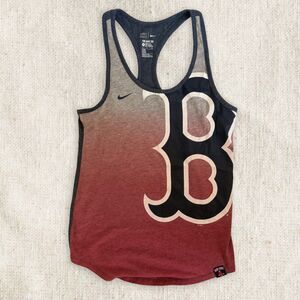 Nike MLB Genuine Boston Red Sox Women's Racerback Tank Top Athletic Size S